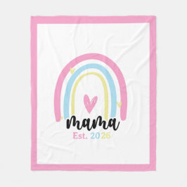 Boho Regenbogen Individuelle Mama Stiftungsjahr An Fleecedecke