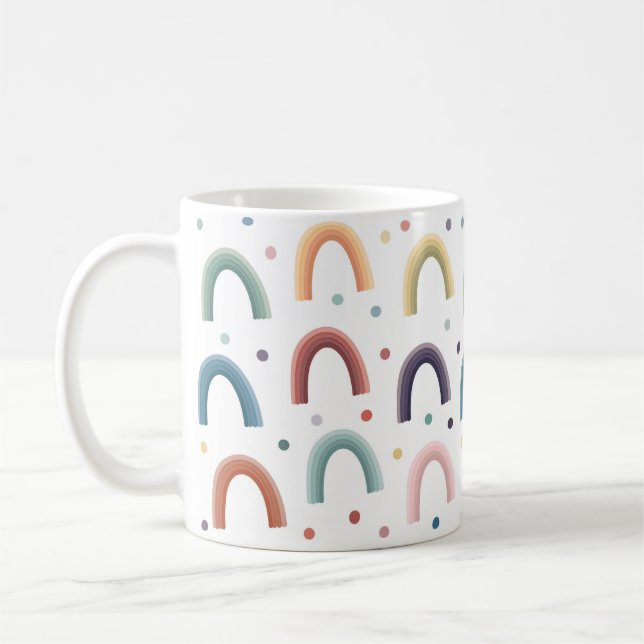 Boho-Regenbogen Kaffeetasse (Links)