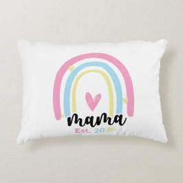 Boho Regenbogen Maßgeschneiderte Mama Stiftungsjah Dekokissen