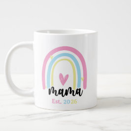 Boho Regenbogen Maßgeschneiderte Mama Stiftungsjah Jumbo-Tasse
