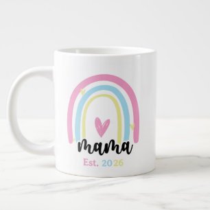 Boho Regenbogen Maßgeschneiderte Mama Stiftungsjah Jumbo-Tasse