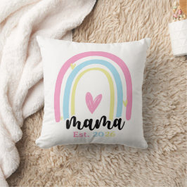 Boho Regenbogen Maßgeschneiderte Mama Stiftungsjah Kissen