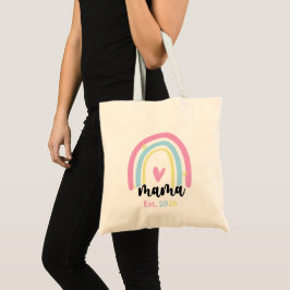Boho Regenbogen Maßgeschneiderte Mama Stiftungsjah Tragetasche