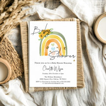 Boho-Regenbogen mit Sonnenblumen-Baby-Party
