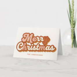 Boho-Regenbogen-Script Frohe Weihnachten