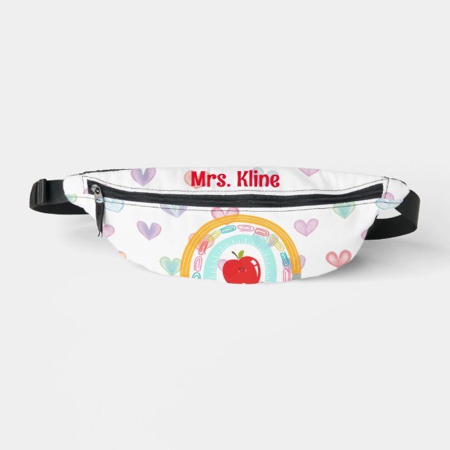 Boho Regenbogenpädagogik Schule bietet Design-Cust Bauchtasche (Vorderseite)