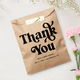 Boho Retro Custom Vielen Dank Geschenktütchen