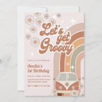 Boho Retro Groovy Hippie Floral 70's Geburtstag
