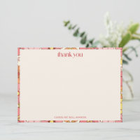 Boho Retro Groovy Rosa Orange Blumen Baby Shower