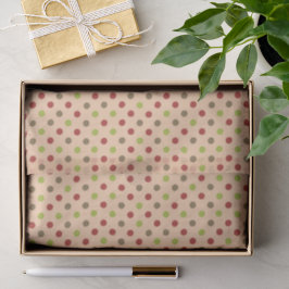 Boho Retro Modern Dot Tissue Paper Seidenpapier