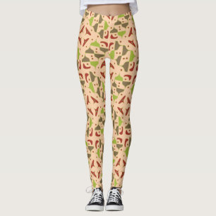 Boho Retro Moderne grafische Leggings