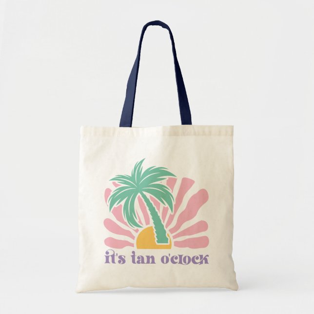 Boho Retro Sommerangebot Tragetasche (Vorne)