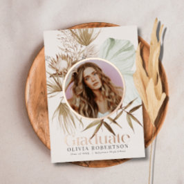 Boho Reviera Foto Abschluss Ankündigung