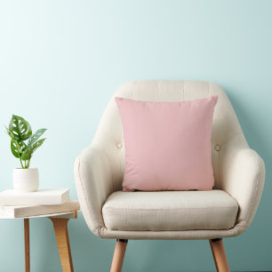 Boho Rosa Uni-Farbe Kissen
