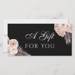 Boho Rose Black Geschenk