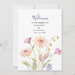 Boho-Rosé-Blumen-Hochzeitseinladung Feiertagskarte