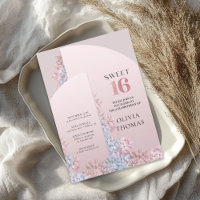 Boho Rose goldgelben Frühlingsholz Blütenrahmen sü