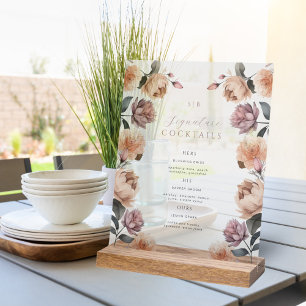 Boho Rose Signature Cocktail Mariage Table