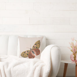 Boho Rust Bohemisch Butterfly  Kissen