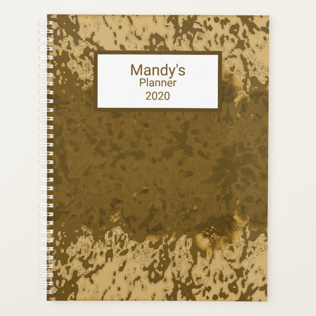 Boho Rustic Design Planer (Vorderseite)