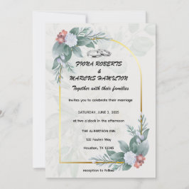 Boho Rustic Floral & Elegante Hochzeit Save the Da Save The Date