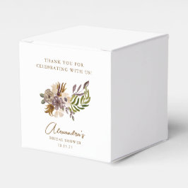 Boho Rustic Nature Botanical Custom Brautparty Geschenkschachtel