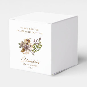 Boho Rustic Nature Botanical Custom Brautparty Geschenkschachtel