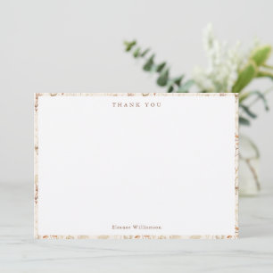 Boho-Rustikal-Wiesenblumen-Blumen-Baby-Party Dankeskarte