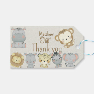 Boho Safari Geburtstagsgeschenk Tag Geschenkanhänger