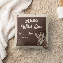 Boho Safari Giraffe Babydusche Kissen