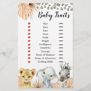 Boho Sage Green Safari Oh Boy Baby Tracks Spiel