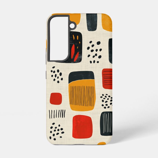 Boho Samsung Phone Case Galaxy Hülle (Rückseite)