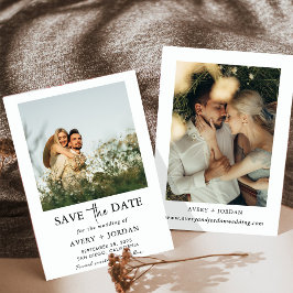 Boho Save the Date, Foto Save the Date Minimalisti Einladung