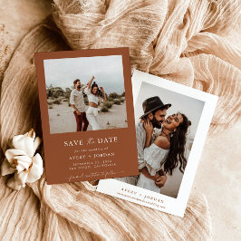 Boho Save the Date, Foto Save the Date Minimalisti Einladung