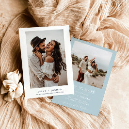 Boho Save the Date, Foto Save the Date Minimalisti Einladung