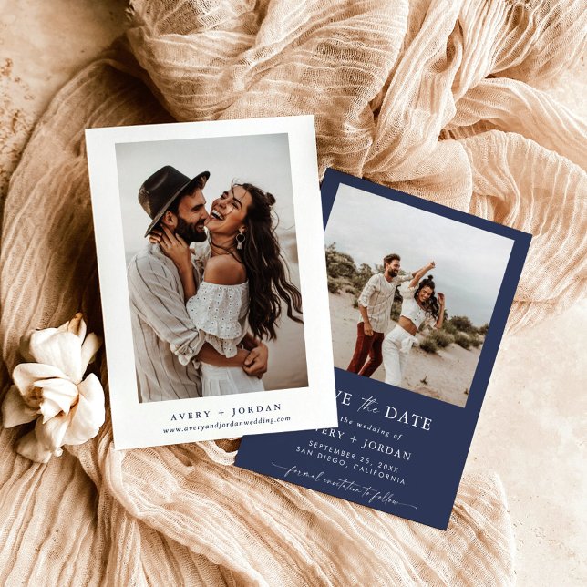 Boho Save the Date, Foto Save the Date Minimalisti Einladung (Von Creator hochgeladen)