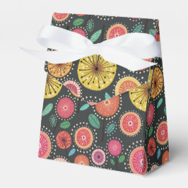 Boho Scandi Folk Floral Muster Gevor Box Geschenkschachtel
