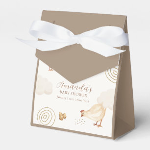 Boho-Schickes Küken schlüpft bald Baby-Party Geschenkschachtel