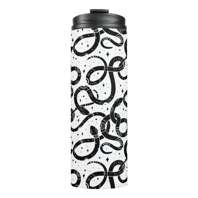 Boho Schlangen Thermosbecher (Vorderseite)