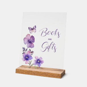 Boho-Schmetterling Bücher und Geschenke Mädchen Ba Acrylschild