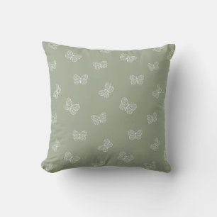 Boho-Schmetterling Moderne Baby Mädchen Neutral Sa Kissen