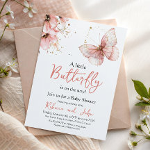 Boho-Schmetterling-Wildblumen-Blumen-Mädchen-Baby-