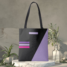 Boho Schwarz Abstract Trendige Mädchenhafte  Tasche