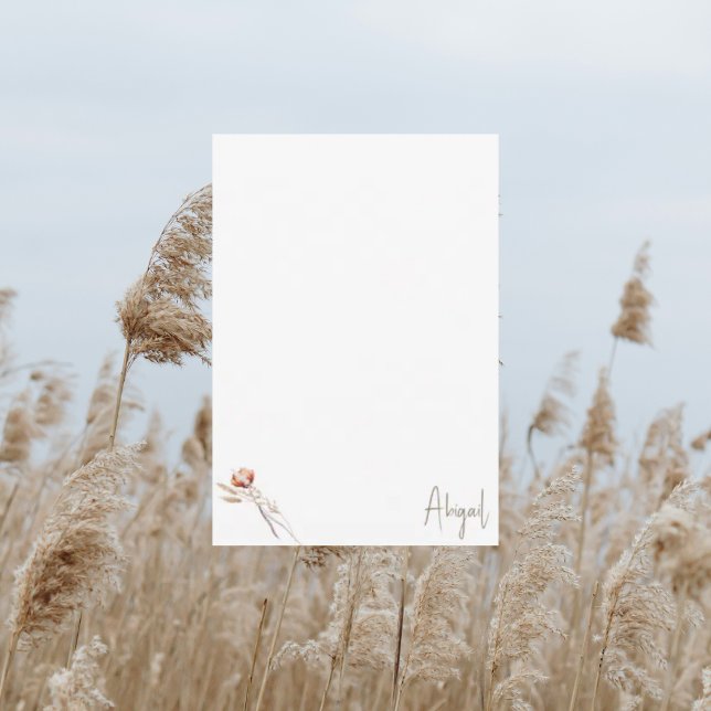 Boho serviette de douche botanique séchée Merci II (Créateur téléchargé)