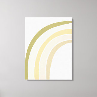 Boho Single Rainbow Wall Art Décor Leinwand