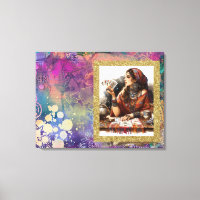 *~* Boho Sinti und Roma Frau A100 Psychische Karte