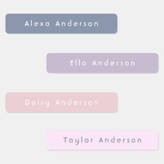 Boho Skinny wasserdichte, klebrige Kid's Labels Etiketten