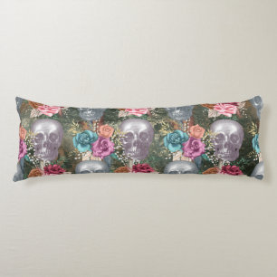 Boho Skull mit Blume Seitenschläferkissen