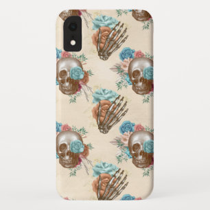 Boho Skull und Skeleton mit Rose Case-Mate iPhone Hülle