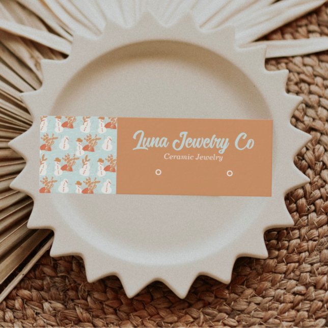 Boho Snowmen Bijoux Carte de visite (Créateur téléchargé)